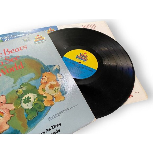 The Care Bears Adventures In Care-A-Lot Records & Off To See The World Vinyl Lp - Picture 5 of 5